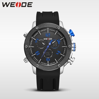 WEIDE Men's Watches Military LCD Digital Date Watches Sports Waterproof Blue - intl  