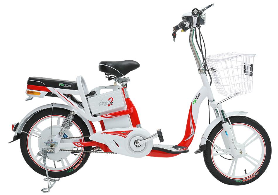 Xe điện Zinger Color2 (Đỏ trắng)