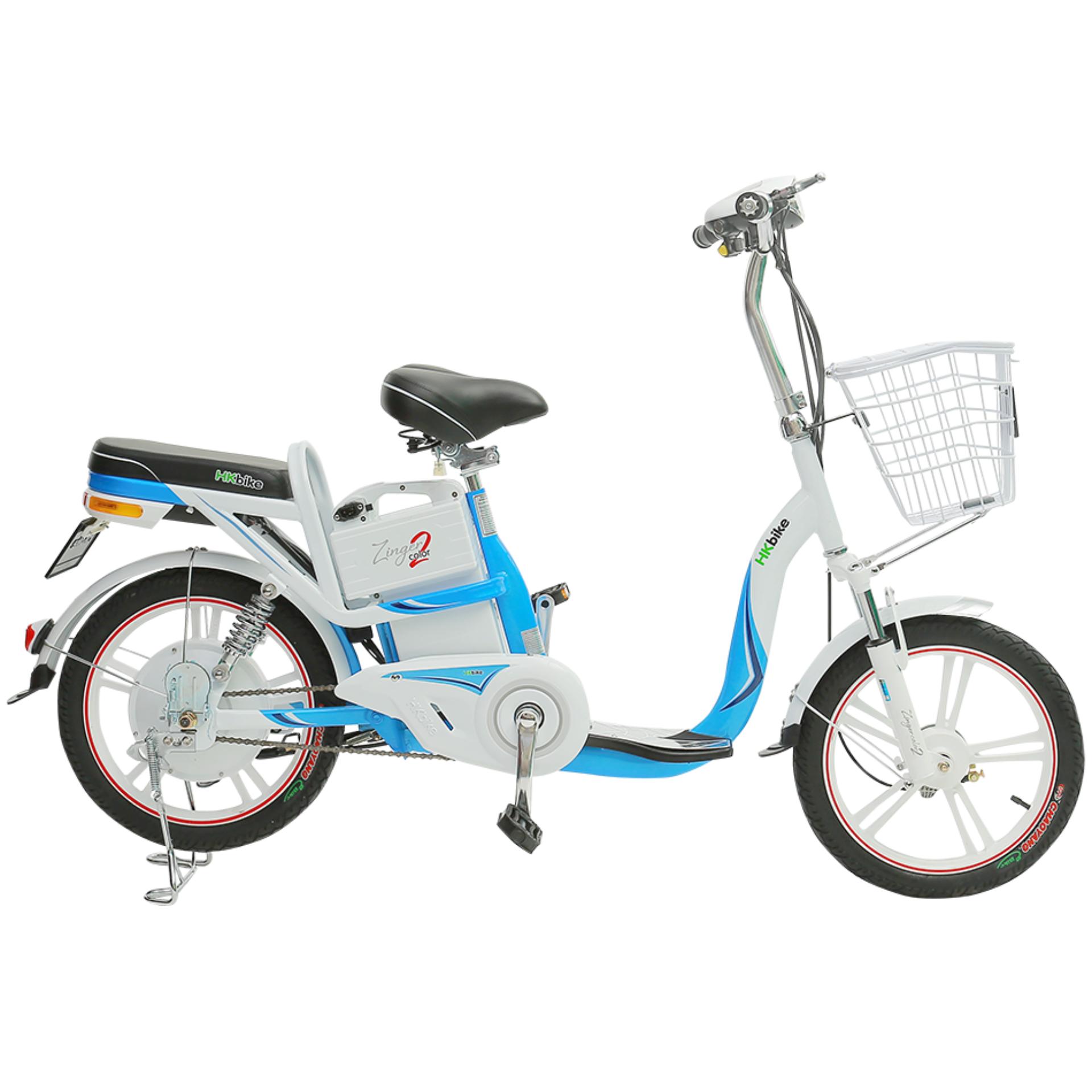 Xe điện Zinger Color2 (Xanh dương/Xanh facebook)