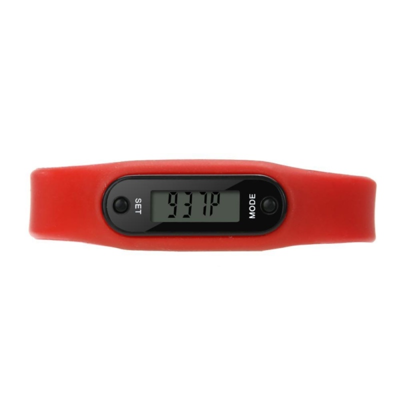 Youth Style Intelligent Record Walking Steps Movement Sport Bracelet(Red) - intl bán chạy