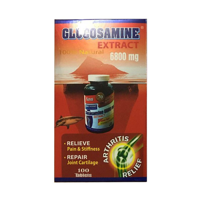 Glucosamine Extract 6800mg Lọ 100 Viên - Điều Trị Xương Khớp