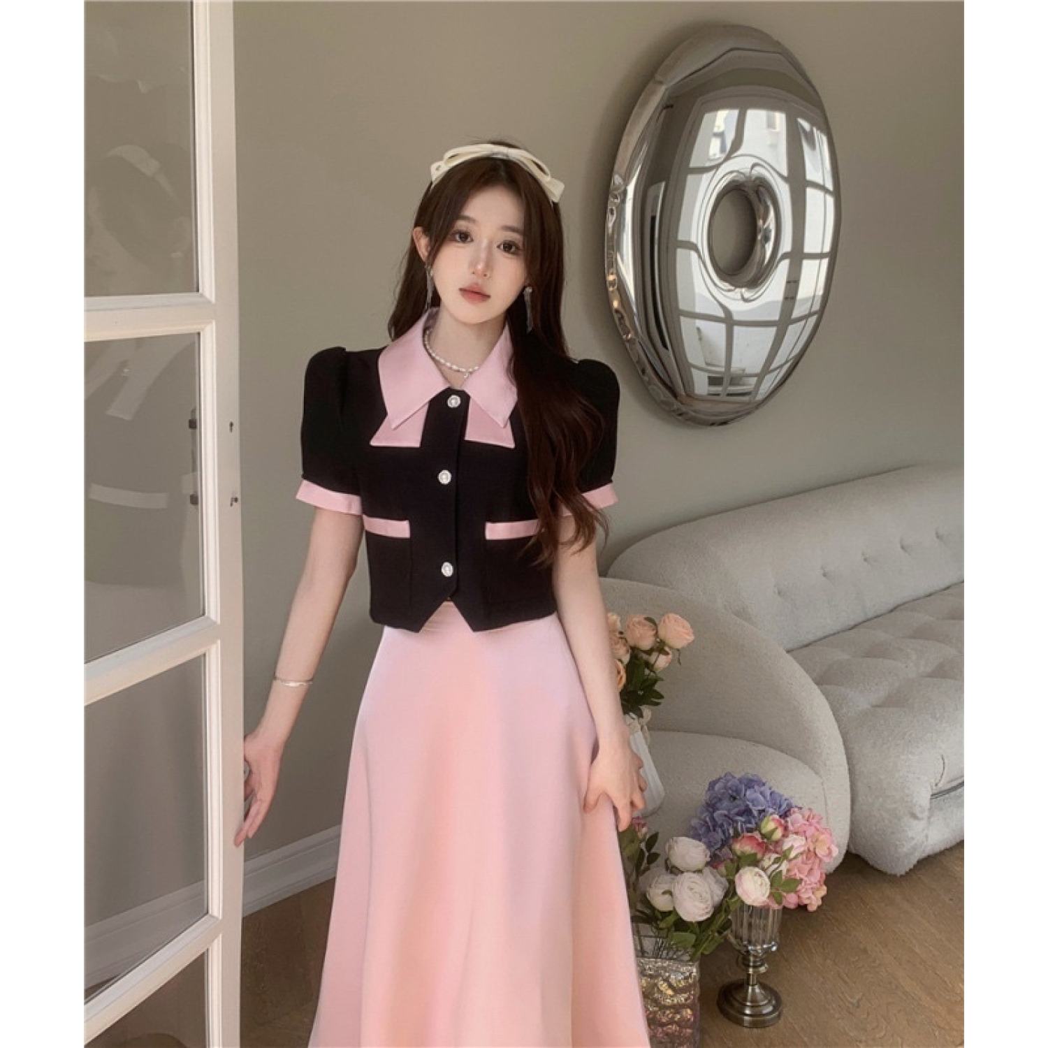 CÓ SẴN] Váy đầm ULZZANG thủy thủ hồng mèo cute phong cách LOLITA (3 ẢNH  THẬT CUỐI) | Shopee Việt Nam