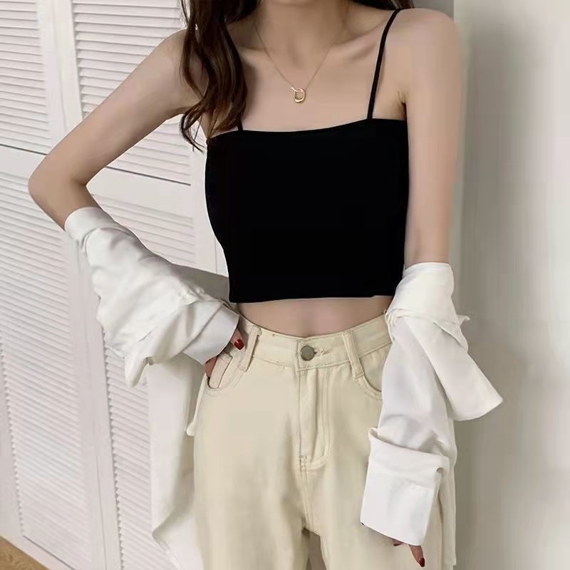 Han edition sports girl underwear female students show chest be small condole belt wrapped chest exposed them proof vest that wipe a bosom to wear outside 13