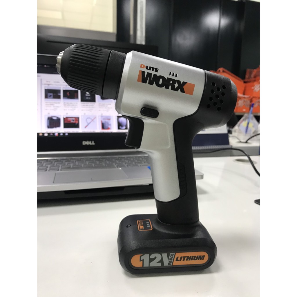 Máy Khoan Vặn Vít Dùng Pin Li-ion 12V WX 104 - Worx Orange - Tặng