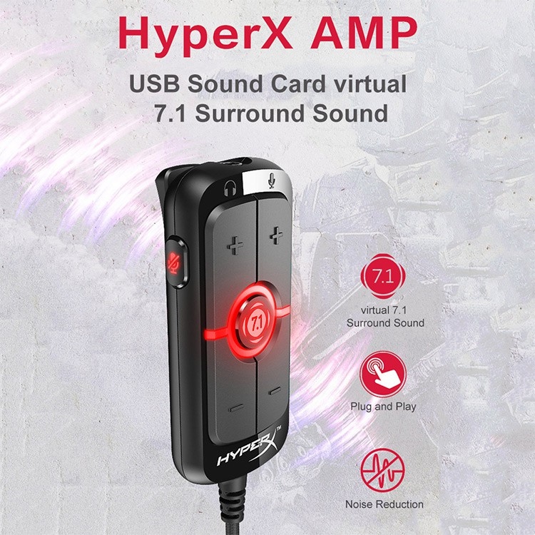 ◙✖◙ Sound card âm thanh 7.1 HyperX AMP new nguyên seal