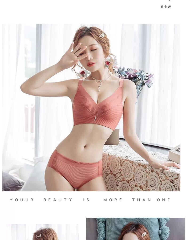 Sexy lace underwear women without rims together small underwear bra bra woman add thickness style sheet suit 12