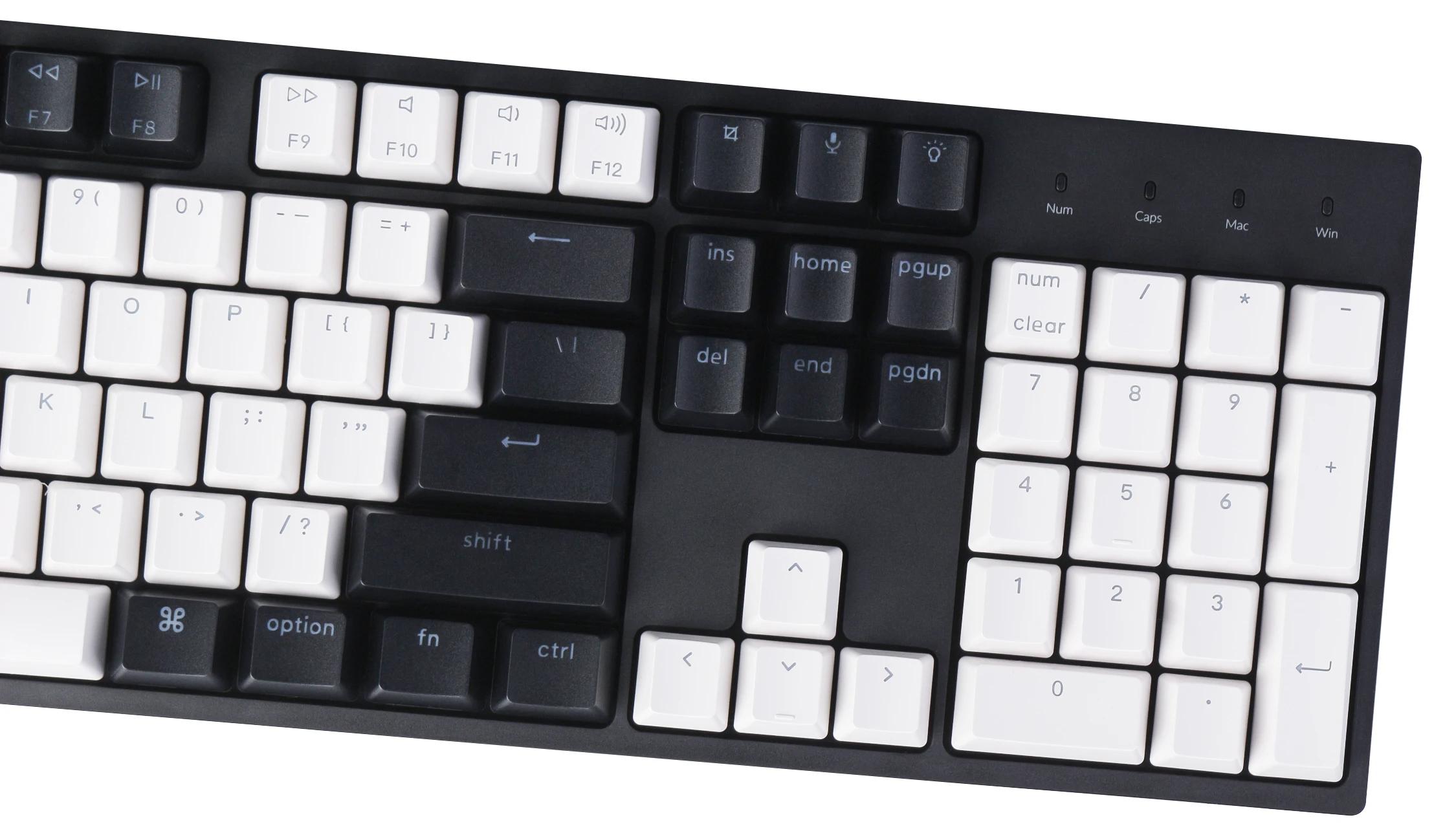 Keychron C2 hot-swappable wired type-c mechanical keyboard 104-keys full-size layout for Mac Windows iOS Gateron switch red blue brown RGB backlight