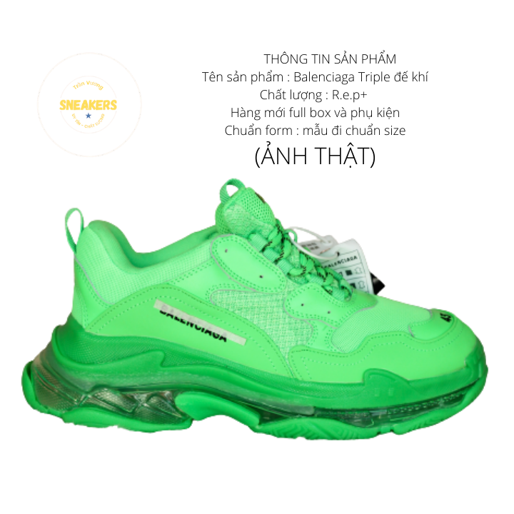 Giày nam nữ sneaker thể thao Ba.Len.cia.ga đế khí đế tách phân tầng chuẩn chữ 5