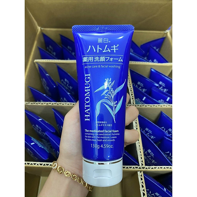 sua rua mat hatomugi the medicated facial foam 3