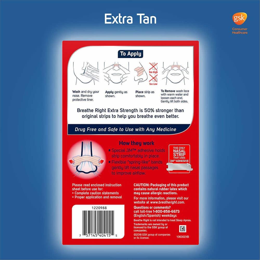 MIẾNG DÁN MŨI CHỐNG GÁY (NGÁY) KHI NGỦ BREATHE RIGHT 72 MIẾNG