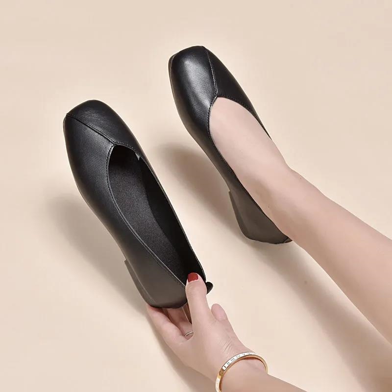 Cresfimix zapatos women fashion comfortable soft pu leather slip on flat shoes lady casual solid shoes female retro shoes a2424 17