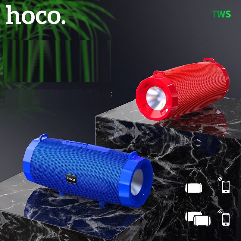 Loa bluetooth đa năng Hoco HK9 BLT5.0 đèn pin công suất 10W có khe cắm