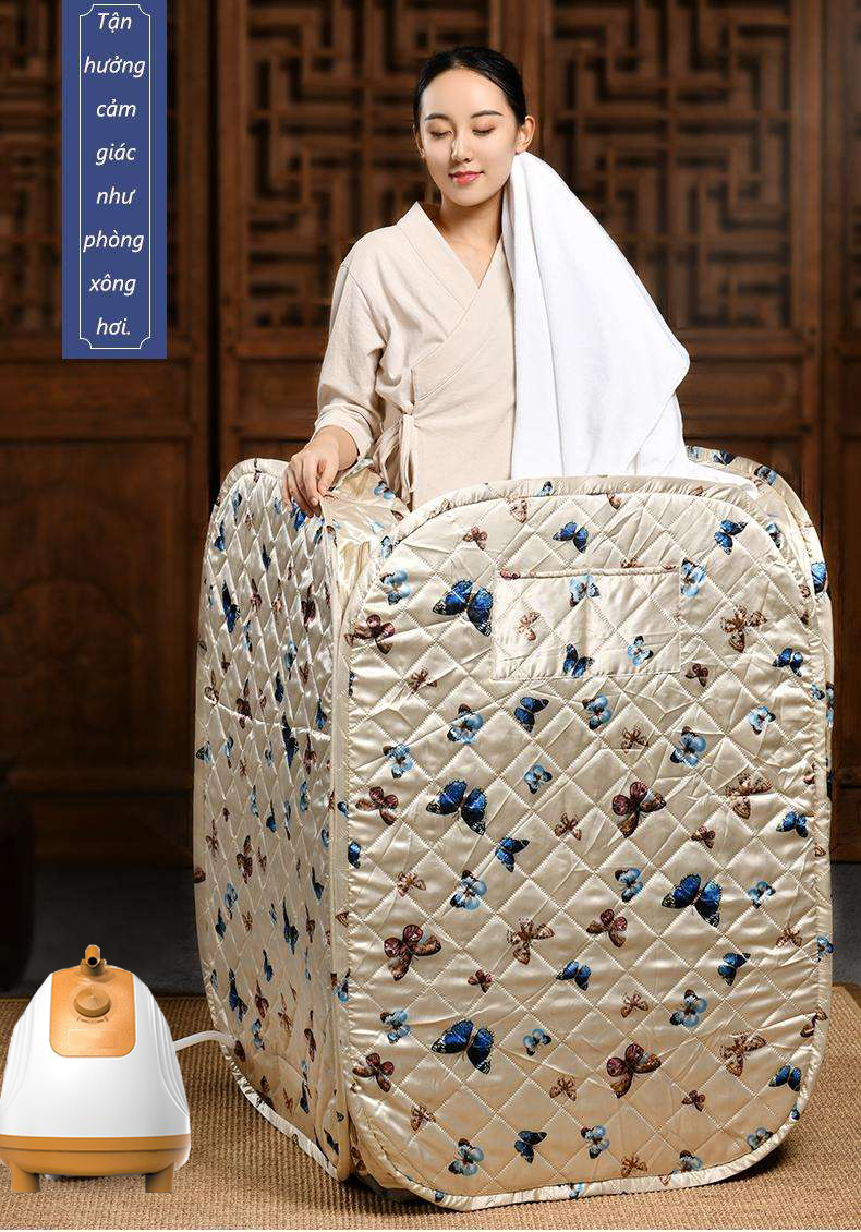 Lều Xông Hơi Tự Bung Buồng xông tắm hơi gia dụng toàn thân toát mồ hôi đào thải độc tố khỏi cơ thể - Cho Detox & Cabin Giảm Cân Bảo Quản Sức Khỏe SPA Phòng Gia Đình