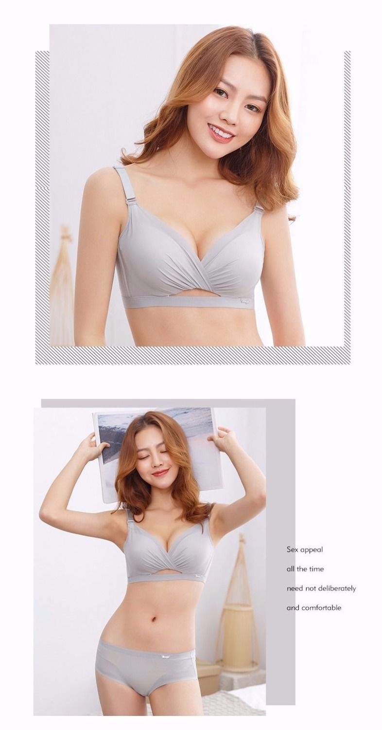 Super 8 cm thick together small cup flat-chested 8 cm bras girl sexy adjusting thickening underwear without steel ring 12