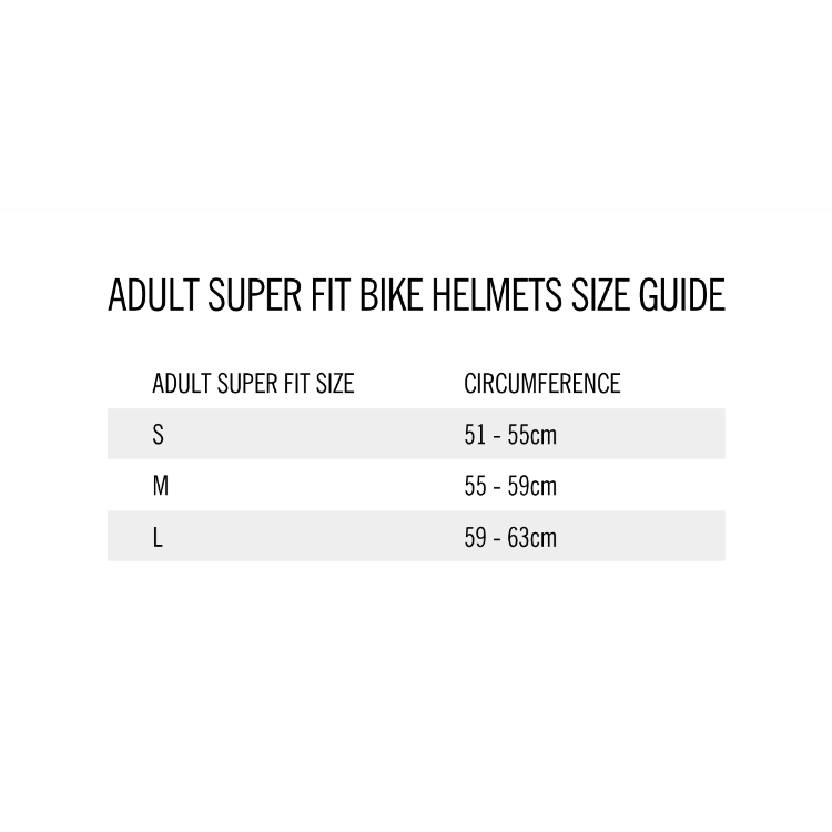 Cannondale helmet size guide hotsell