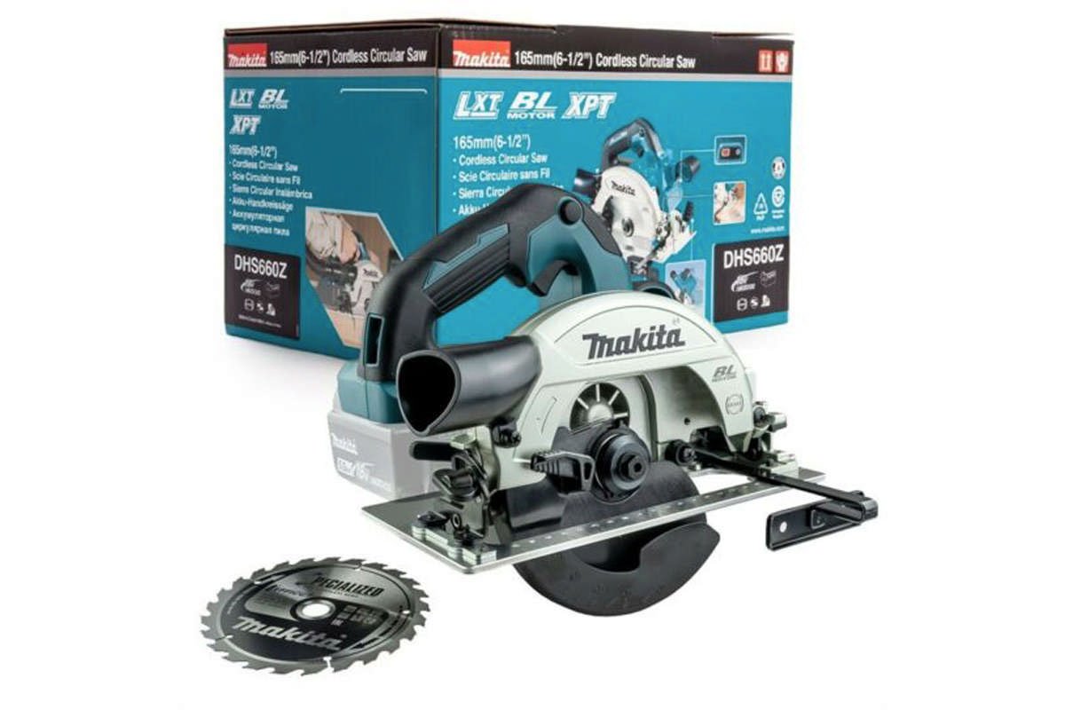 MÁY CƯA ĐĨA DÙNG PIN 18V 165MM MAKITA DHS660Z HÀNG CHÍNH HÃNG