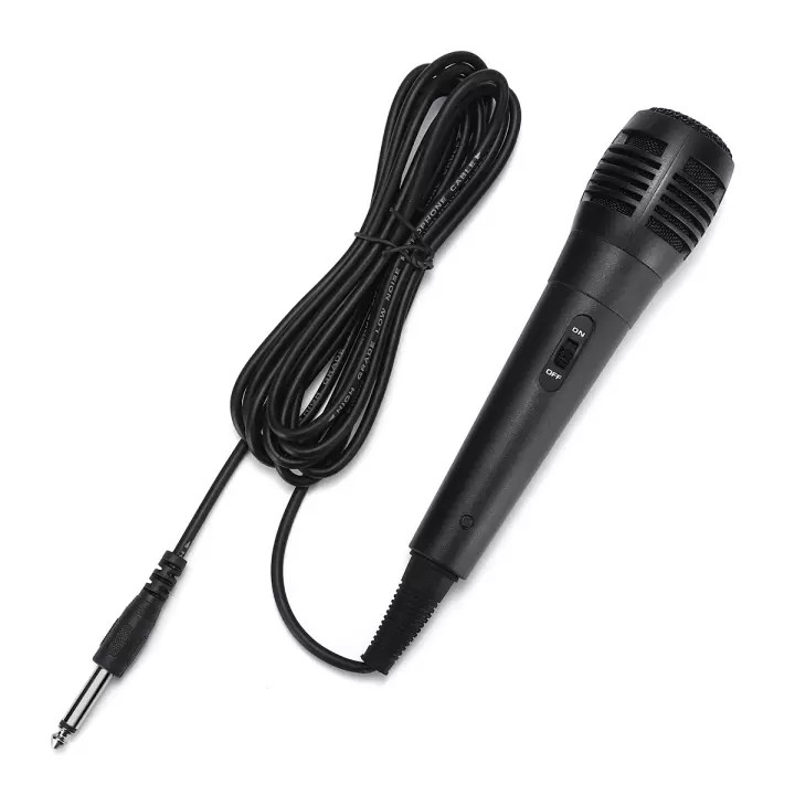 Micro có dây karaoke jack 6.5mm nhỏ gọn dùng cho loa bluetooth loa di động
