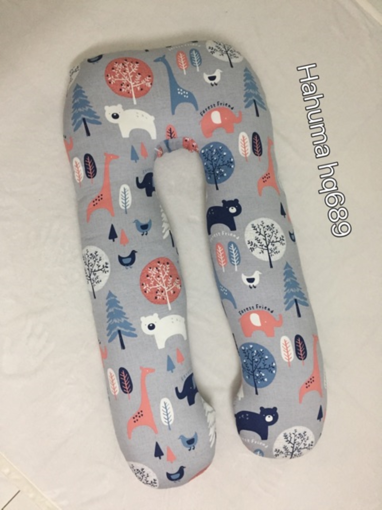 ✉◐✘ VỎ GỐI bà bầu bao áo gối chữ U vải cotton Hàn Quốc