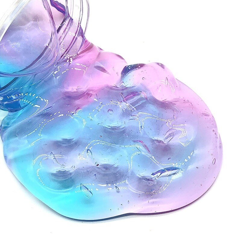 Purple Sweetarts Floam Slime Clear Based Slime W/ Foam Beads scented -   Hong Kong