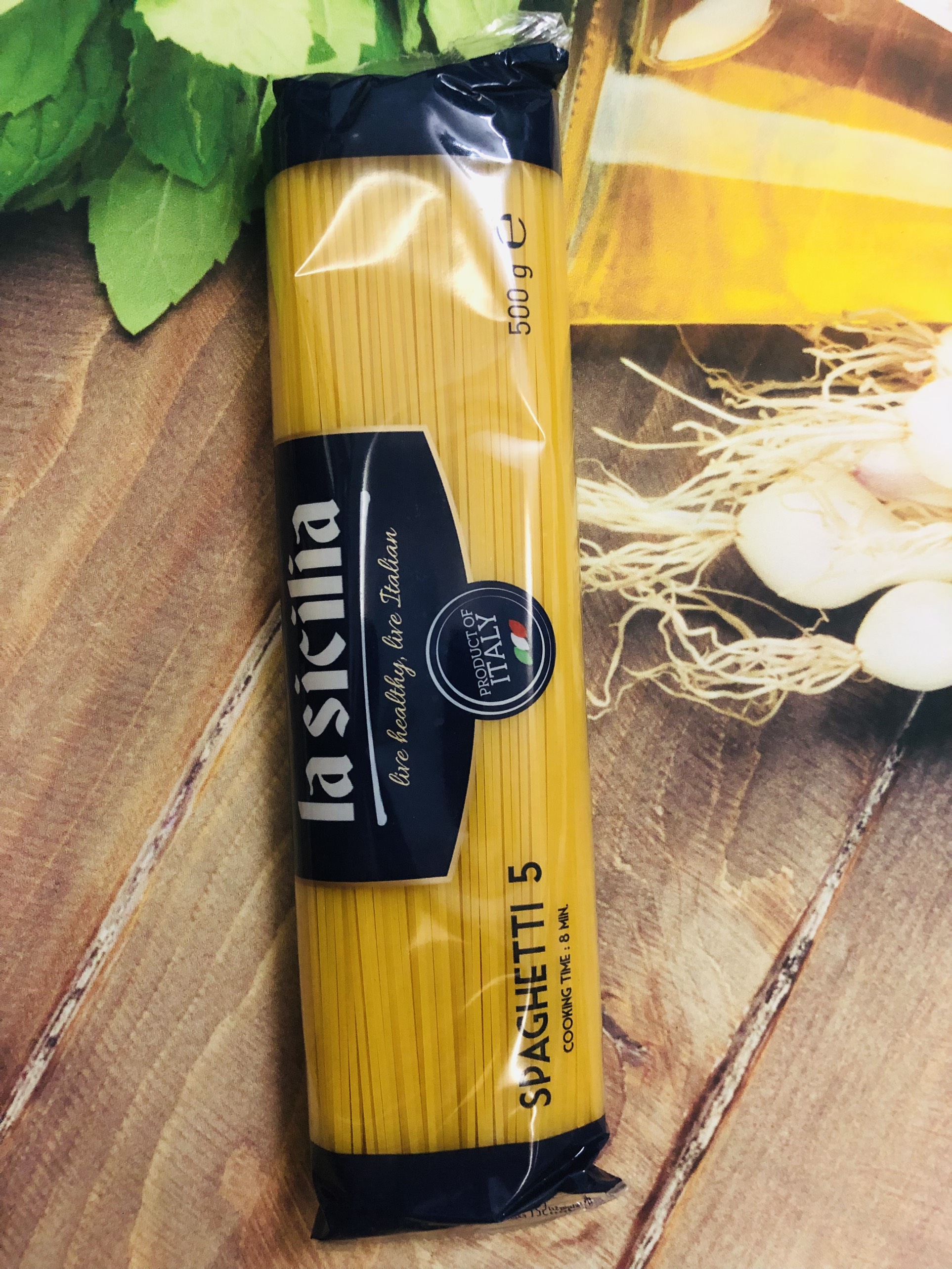 COMBO 500G MÌ SPAGHETTI + 1 HŨ TƯƠNG CÀ NẤU MÌ Ý SPAGHETTY 220G