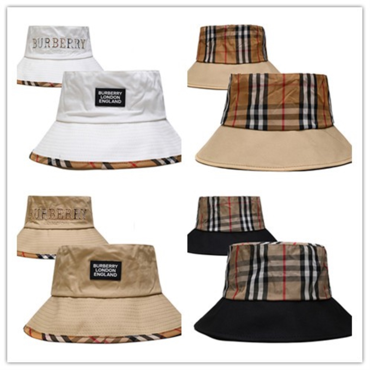 Hot 2021 new high-quality BURBERRY trendy fisherman hat 