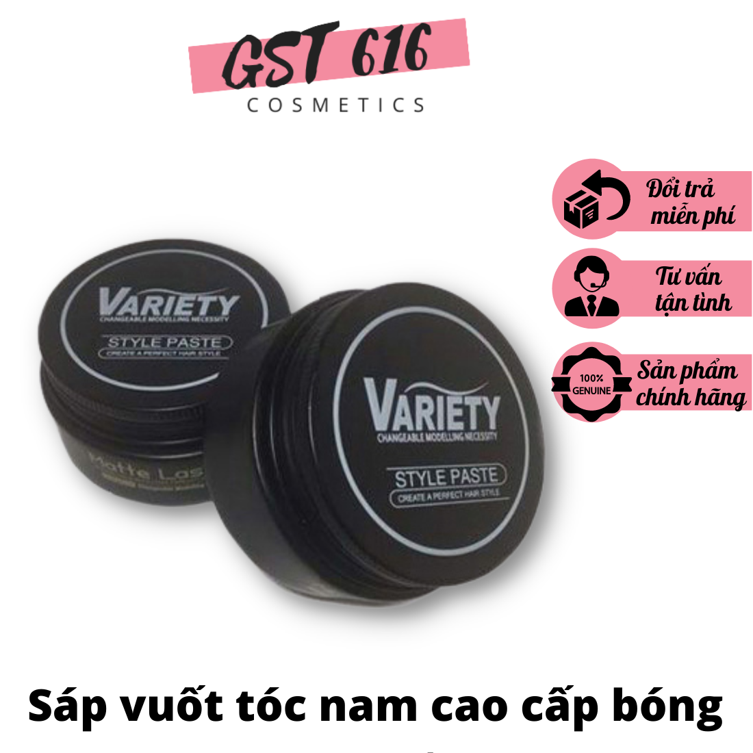 Nếu bạn đang tìm kiếm một loại sáp vuốt tóc nam chất lượng cao và dùng được cho nhiều kiểu tóc khác nhau, thì đây chính là sự lựa chọn tốt nhất dành cho bạn. Hãy xem hình ảnh liên quan để cảm nhận một cách chi tiết và rõ ràng nhất về sản phẩm này.