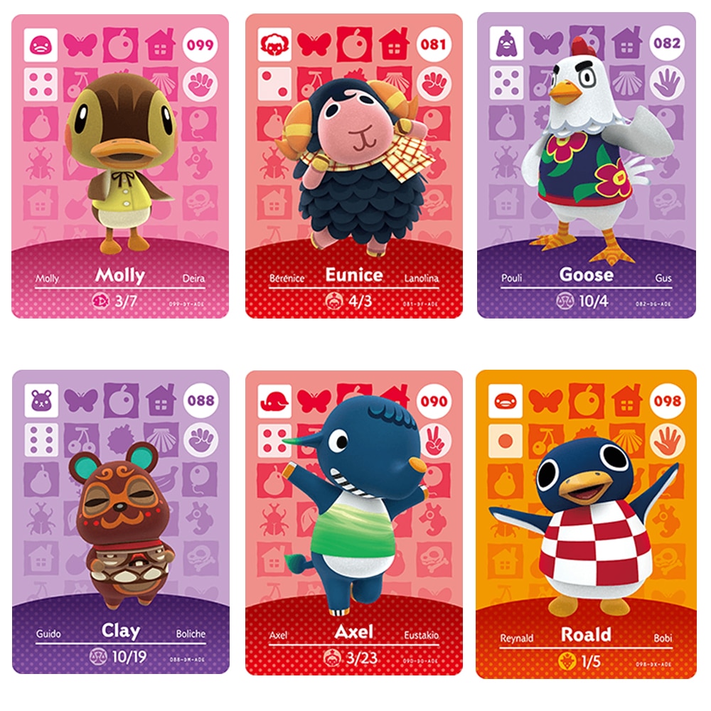 Nintendo Amiibo Animal Crossing Amiibo Cards Molly Animal