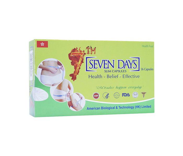 Viên uống giảm cân Seven Days 36 viên