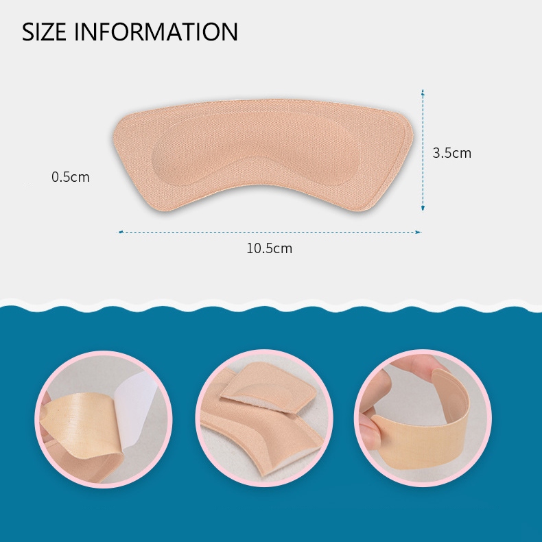 3Pairs Soft Foam Insoles High Heel Shoes Pad Heel Feet Stick Foot Pad Cushion Insoles Relieve Pain 4