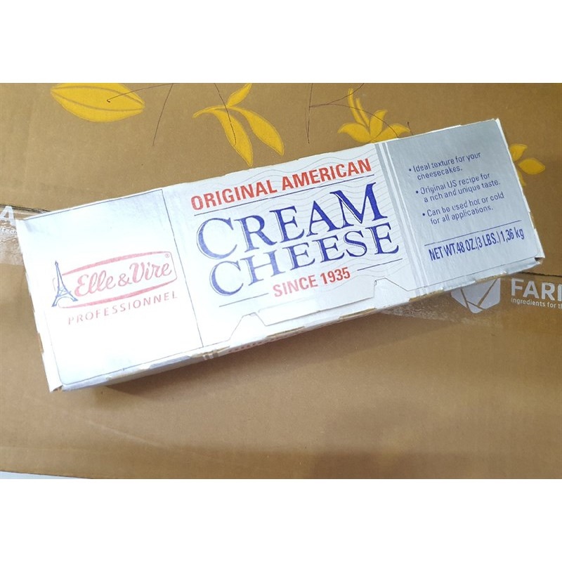 hot sale phô mai cream cheese elle vire loại ngon phô mai chuyên dùng tạo độ béo ngật cho món an của bạn 3