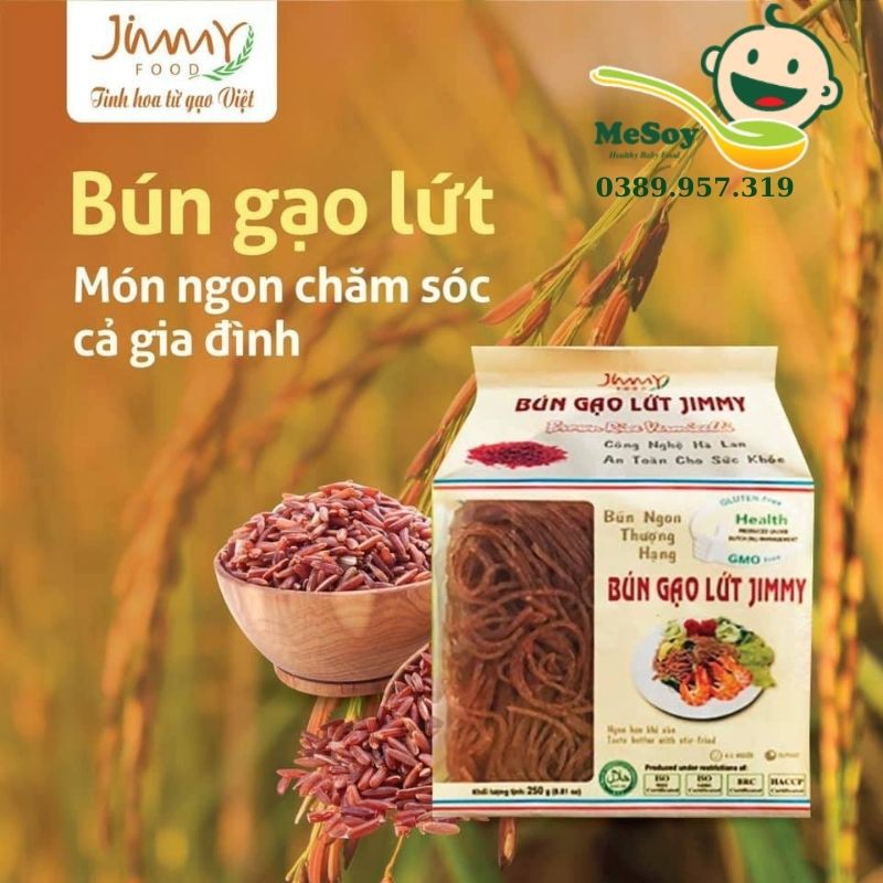Bún gạo lứt Jimmy 250gr