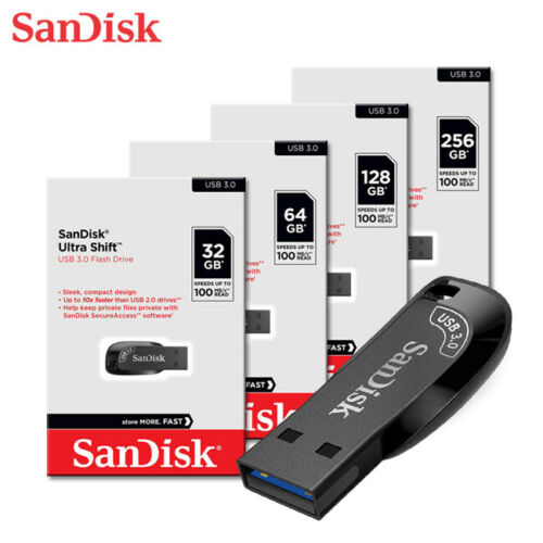 USB 3.0 SanDisk Ultra Shift CZ410 32GB / 64GB / 128GB / 256GB 100MB/s 