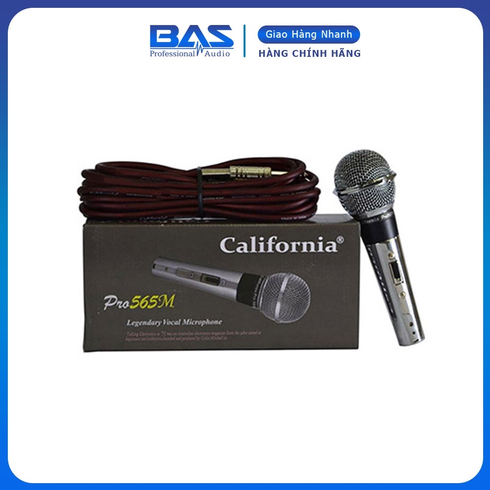 ☸☜ Micro có dây California Pro565M mic không dây hát karaoke xuất xứ Hàn Quốc