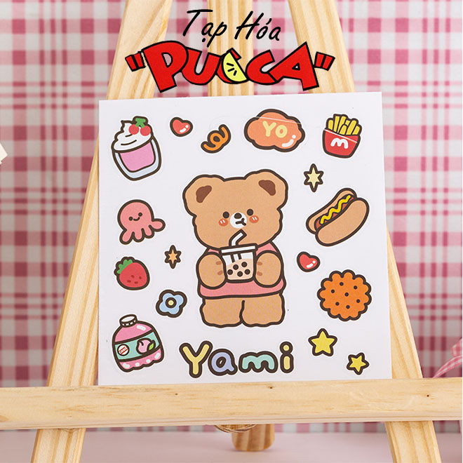 Bạn yêu thích những nhân vật hoạt hình đáng yêu và dễ thương? Thì hãy xem ngay bộ sưu tập sticker Gấu Thỏ Hoạt Hình này để những hình ảnh đáng yêu ấy luôn trong tầm tay của bạn.