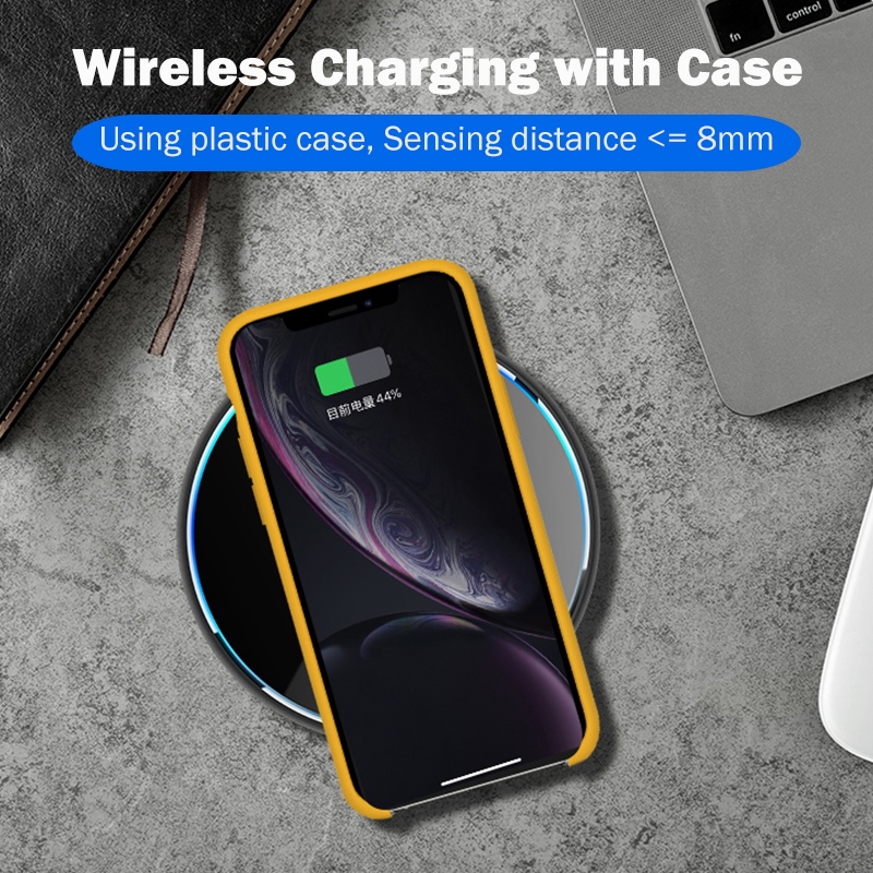 ✥ 15W Fast Qi Wireless Charger for Sony Xperia 1 II III IV Xperia 5 IV Wireless  Charging Pad Acrylic Breathing Light Gift Case 