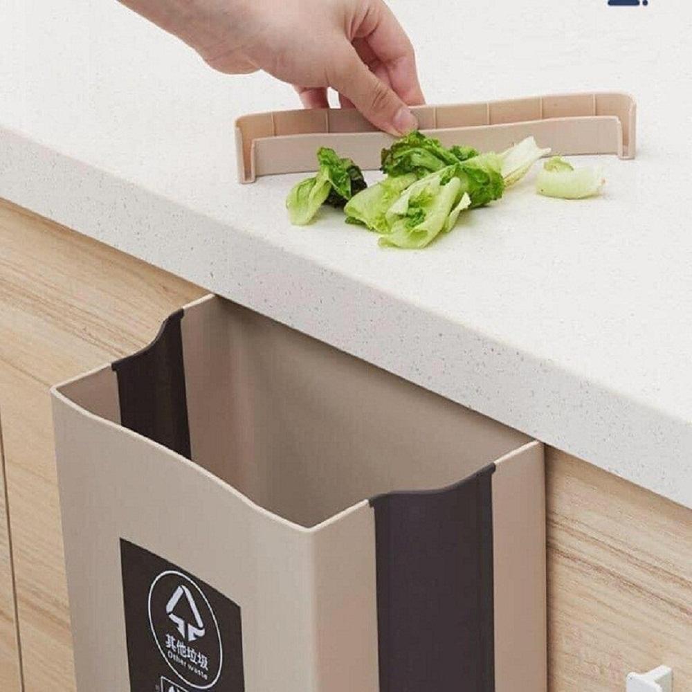 Thùng Rác Thông Minh Gấp Gọn Modosa Treo Tủ Nhà Bếp, Trên Ô Tô Tiện Lợi - Hàng Chính Hãng