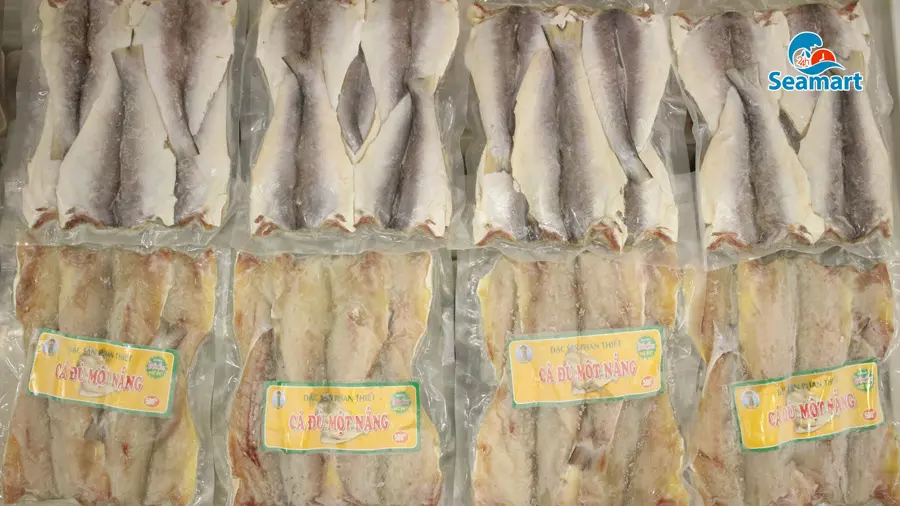 Cá Đù 1 Nắng Seamart - Gói 500g