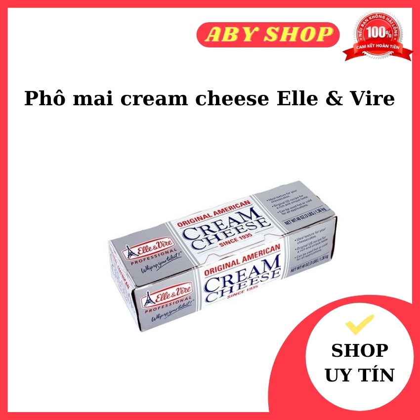 hot sale phô mai cream cheese elle vire loại ngon phô mai chuyên dùng tạo độ béo ngật cho món an của bạn 1
