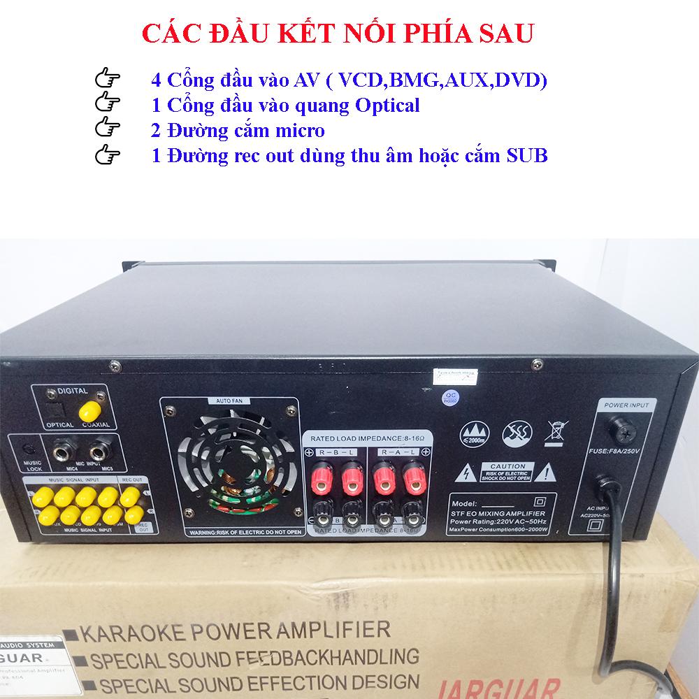 Đẩy Công Suất Liền Vang Chống Hú JARGUAR PA-604