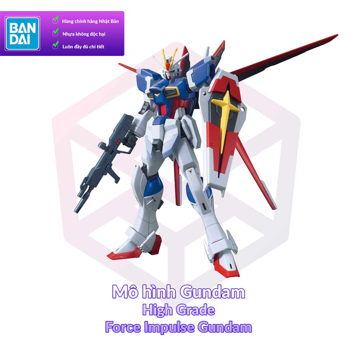 7-11 12 VOUCHER 8%Mô Hình Gundam Bandai HG 198 Force Impulse Gundam 1 144