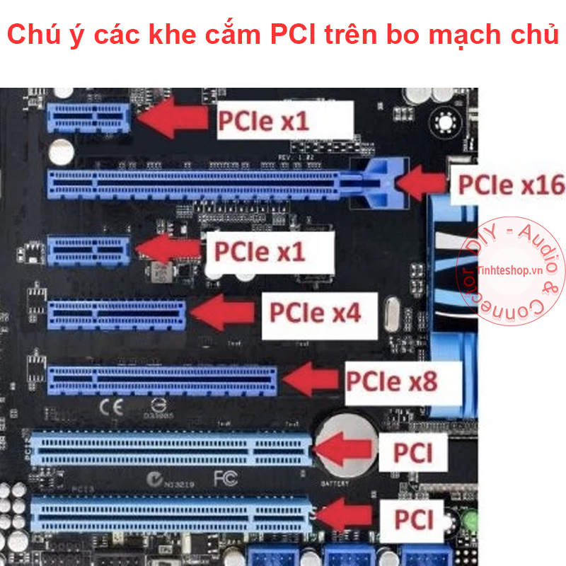 Dây cáp riser mở rộng nối dài khe cắm PCI-E 4X cho PC Máy tính để bàn   