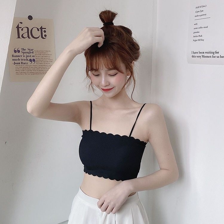 Summer non-trace underwear female small chest special bra girl students high school girls condole top that wipe a bosom strapless Korea 16
