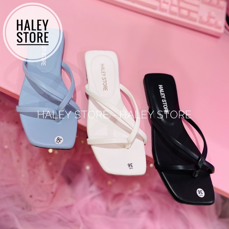 ๑ Dép nữ bệt dây quai chéo kẹp xỏ ngón đi chơi đi học đi biển đi trong nhà HALEY STORE