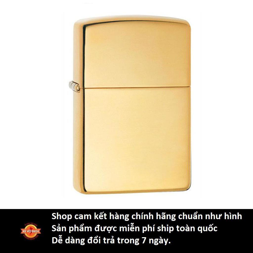 Gian hàng chính hãng Bật Lửa Zippo Gold Plated Genuine Mỹ B-17 Mỹ Hãng sản xuất: Zippo Xuất xứ: sản xuất tại Mỹ Zippo tặng kèm bấc đá đi kèm Chất liệu vỏ: đồng thau phủ chrome Tình trạng: mới 100%, nguyên seal tem đỏ Sản phẩm kèm hộp có mã vạch kiểm tra hàng chính hãng 14 ngày đổi trả nếu không vừa ý Bảo hành chính hãng trọn đời