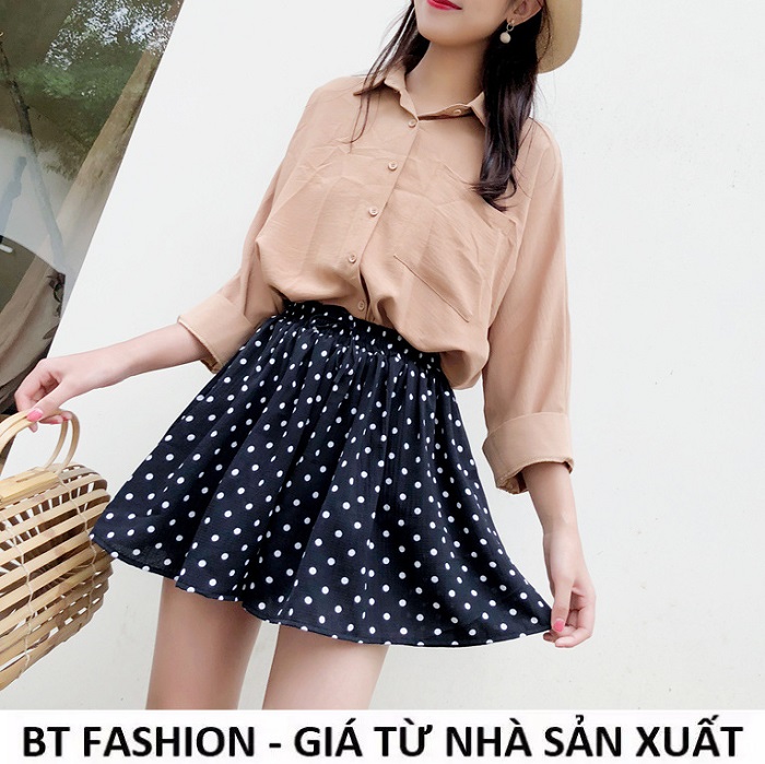 Quần Sọt Đùi Nữ Giả Váy Thời Trang Hàn Quốc Mới - BT Fashion (SO01-VOAN)