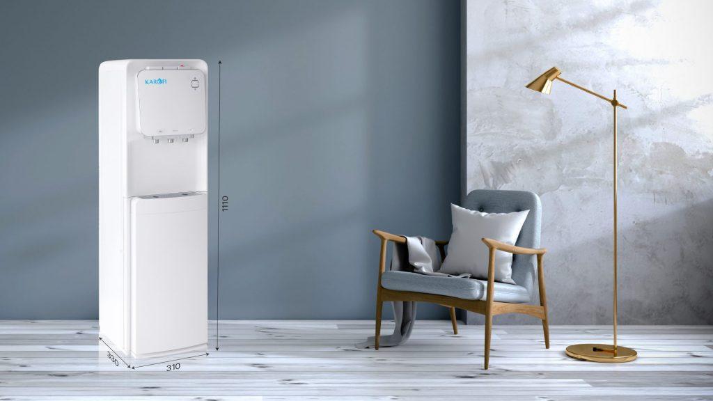 Cây nước nóng lạnh hút bình Karofi HC19 Cây nước nóng lạnh hút bình Karofi HC19