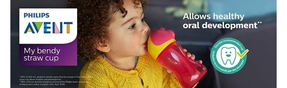 Set 2 bình tập uống nước cho bé Philips Avent 300ml