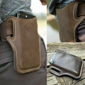 Outdoor Leather Loop Holster Belt Wallet for Men by 