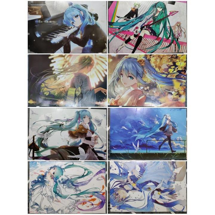 Poster miku 8 tấm a3 tập ảnh anime chibi tranh treo tường in hình đẹpPoster in hình thích hợp làm quà tặng cho bạn bè và người thânRing ngay Poster in hình về bổ sung cho bộ sưu tập cosplay của bạn nhéPoster in hình đang hot trên thị trường và được các bạn trẻ vô cùng yêu thích.Poster in hình cập nhật theo mốt mới nhất và update thường xuyênQuà tặng đặc biệt dành cho các fan