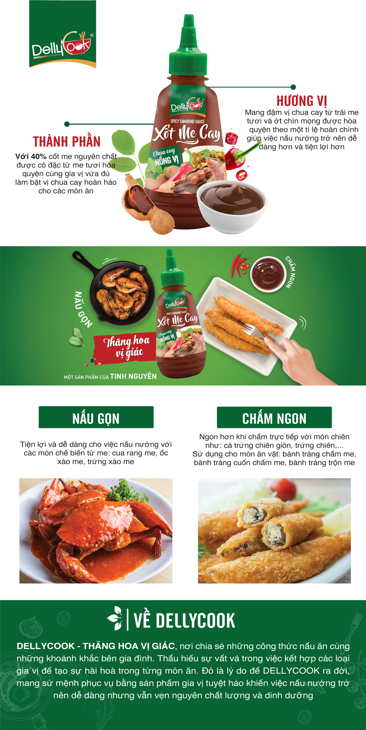 Xốt Me Cay DellyCook (300g)